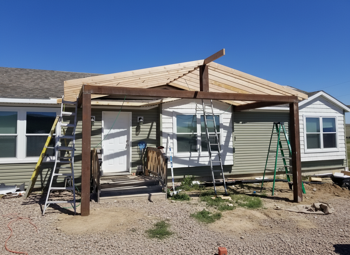 Concrete Patios & Decks project 1
